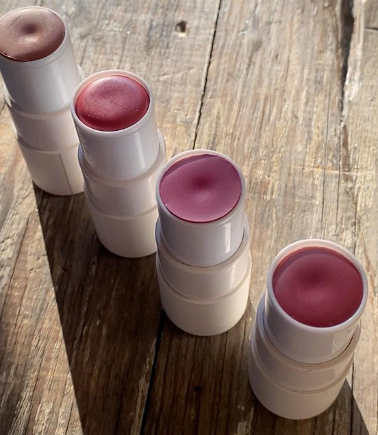 Lip & Cheek Bloom. 2 in 1 Natural Lipstick for Vibrant Color.