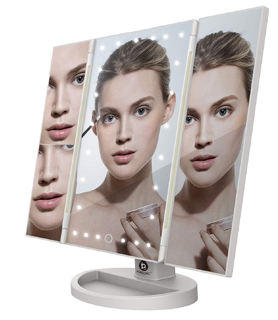 Tri-Fold Vanity Makeup Mirror