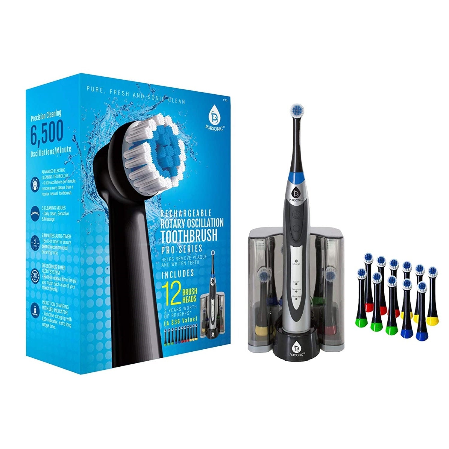 Rechargeable Electric Rotary Oscillation Toothbrush Pro Series