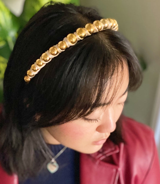Emily Satin Wrapped Headband