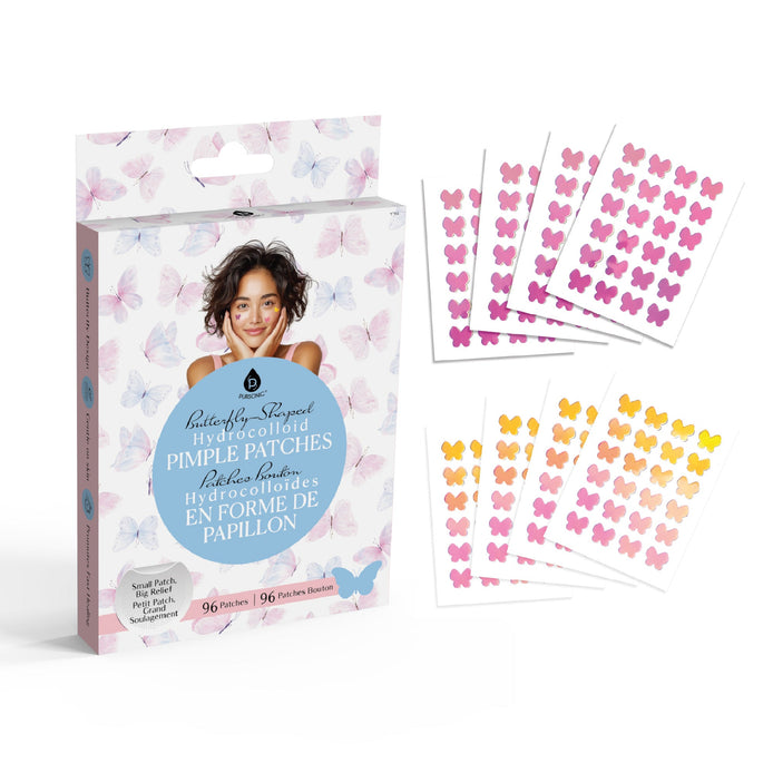 Pursonic Butterfly Hydrocolloid Pimple Patches – Gentle & Effective Blemish Care