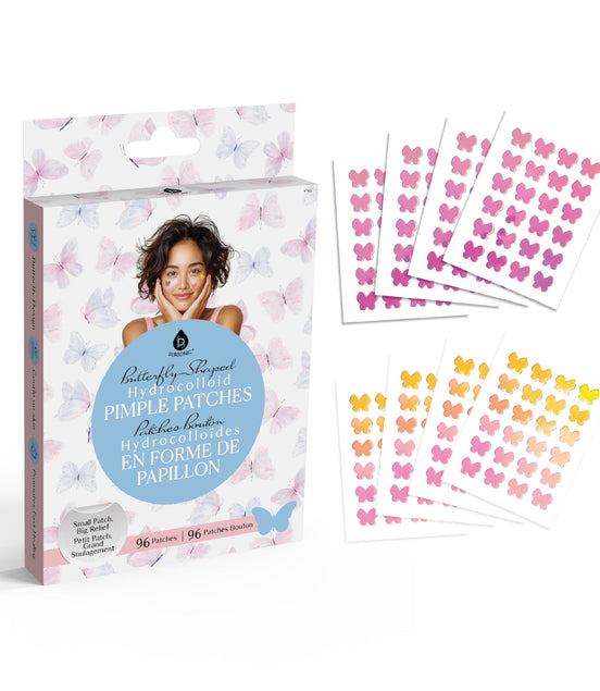 Pursonic Butterfly Hydrocolloid Pimple Patches – Gentle & Effective Blemish Care