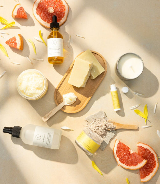 Citrus Care Package, Handmade Natural Bath and Body Gift Box, Thank You Gift,Mother's day Gift box, Holiday spa box