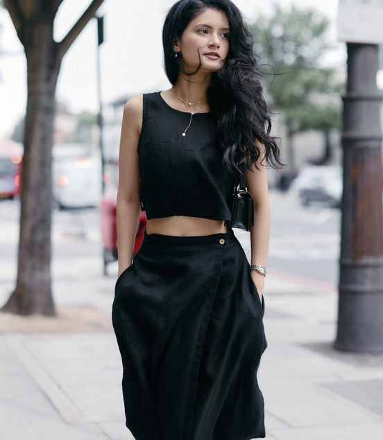 Breezy Summer Set in Black