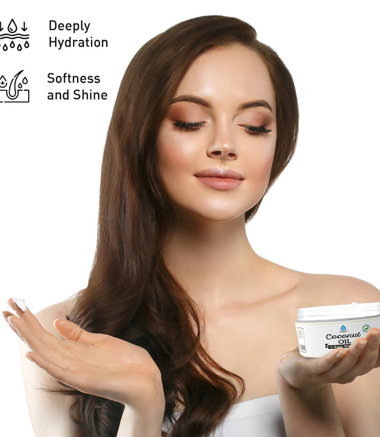 100% Natural Coconut Oil Hair Mask 10 Oz