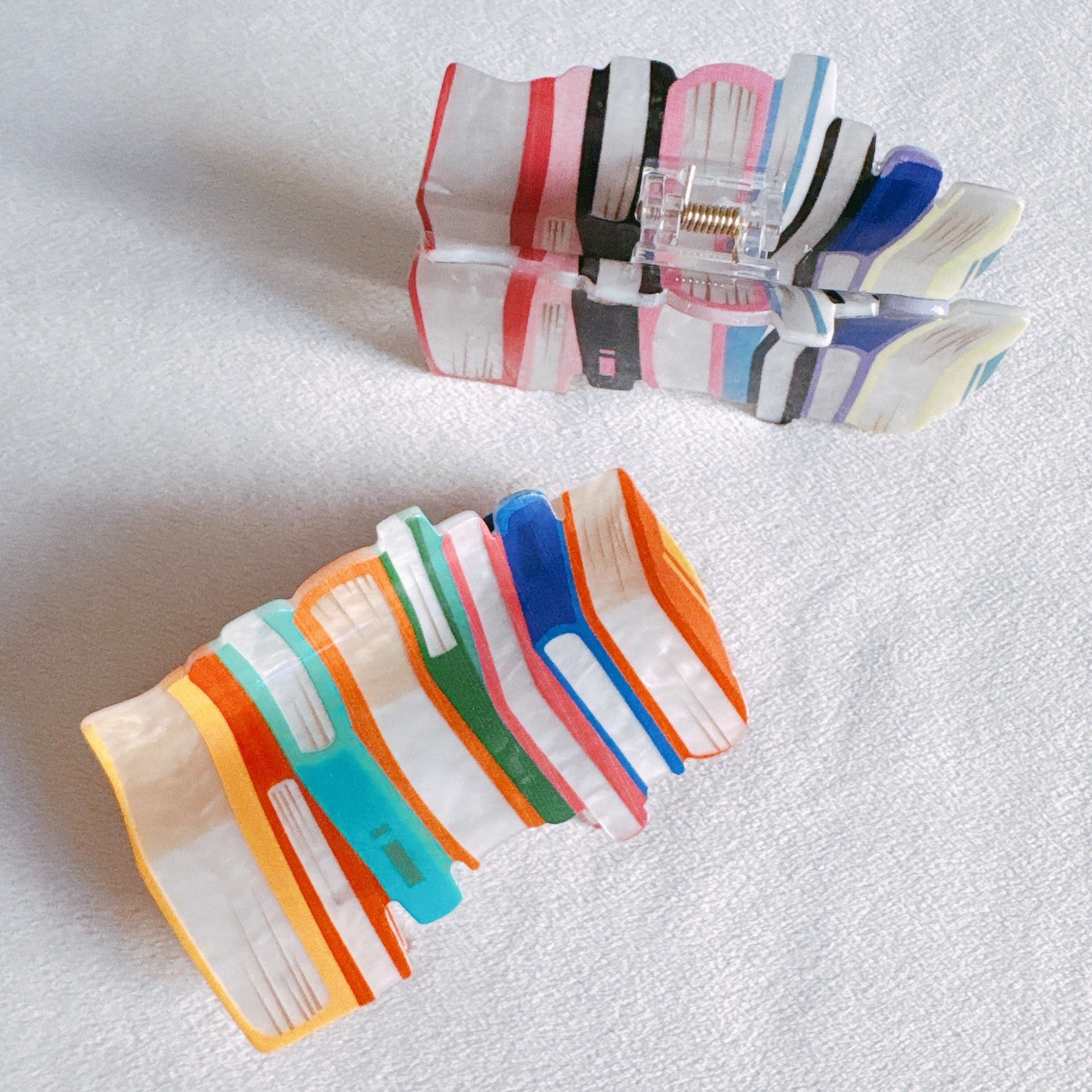 Colorful Librarian Hair Claw