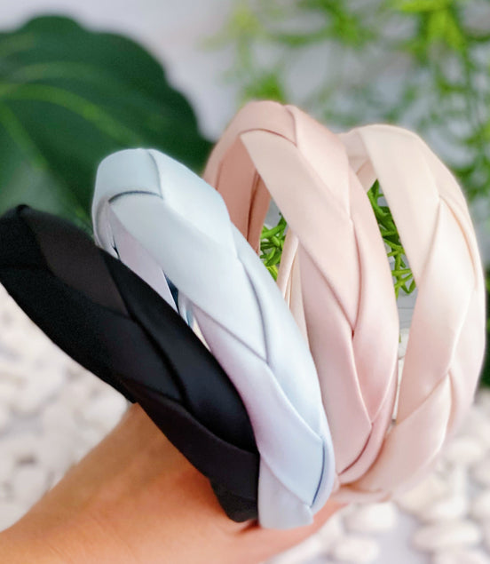 Satin Silk Braid Headband
