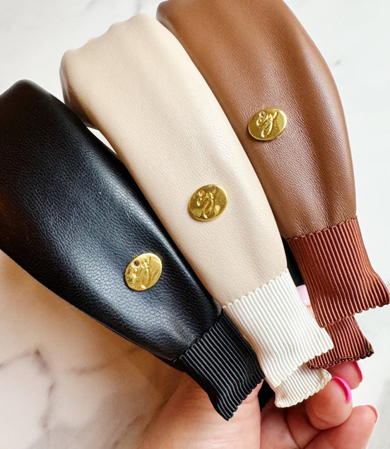 Leather Better Knotted Headband