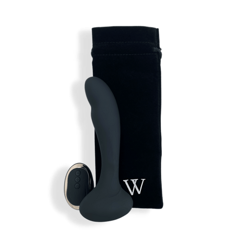 Gaea - Vibrating Black Dildo