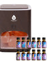 Himalayan Salt Diffuser & 14 Pack Essential Oils Set
