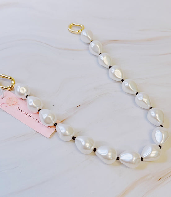 Pearl And Bead Bag Charm