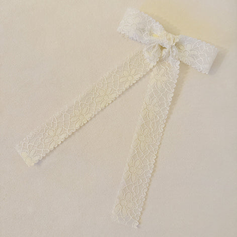 Lace Belle Bow Hair Clip
