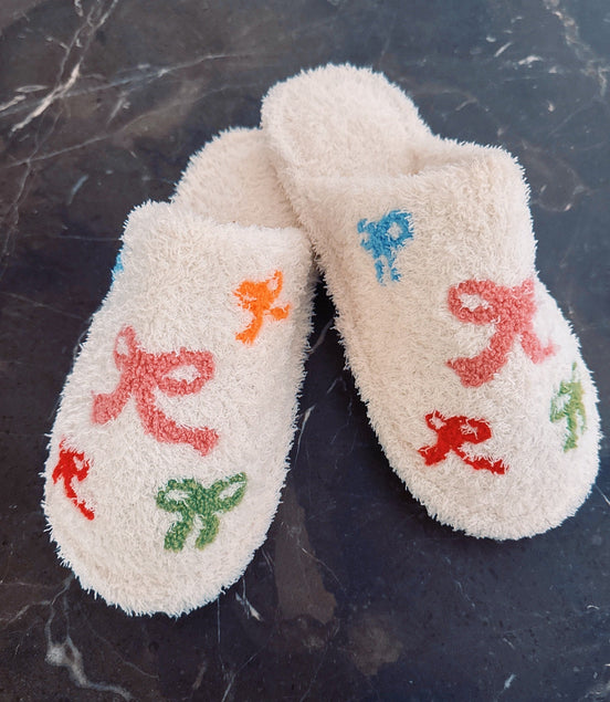Bow Field Cozy Lounge Slipper