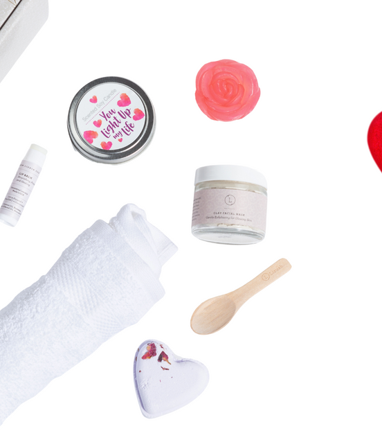 Cute LOVE Special Gift Box, Natural Skincare Gift Box, Mother's Day Gift, BFF, Sister