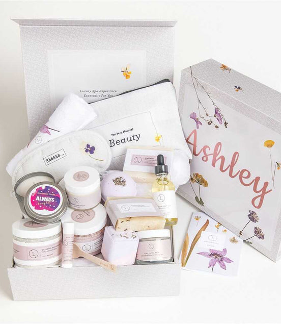 A Special Day Gift, Birthday Gift Basket, Lavender Natural Bath & Body