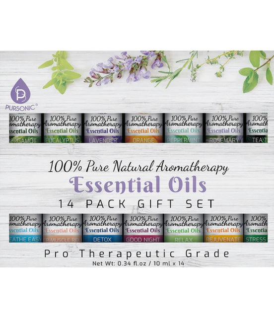 14 Pack of 100% Pure Essential Aromatherapy Oils