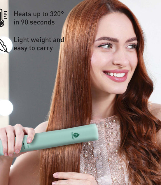 Pursonic USB Rechargeable Cordless Styling Duo – Hair Straightener & Curling Iron Bundle