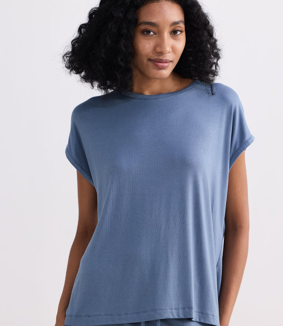 Relaxed Tee in Blue