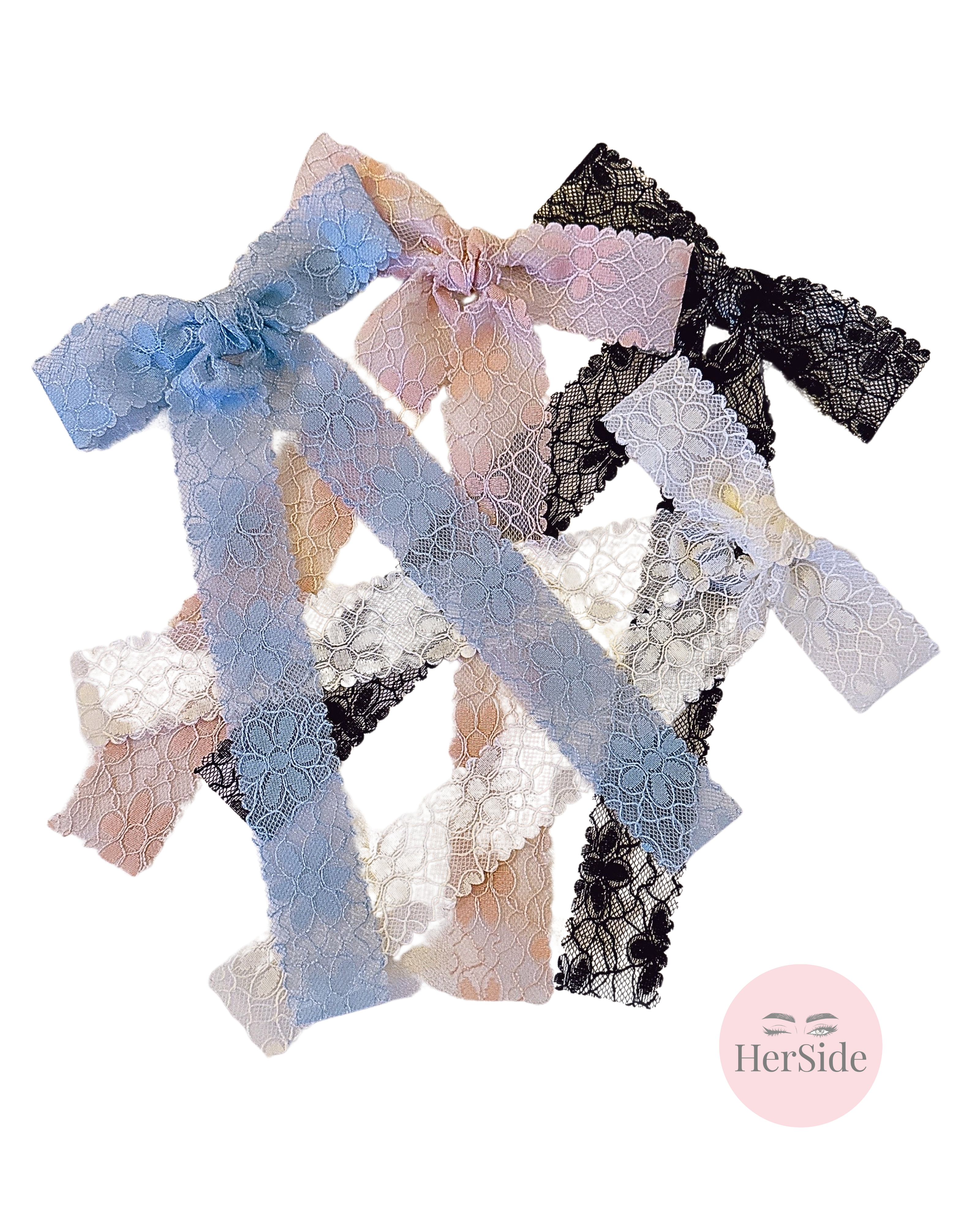 Lace Belle Bow Hair Clip