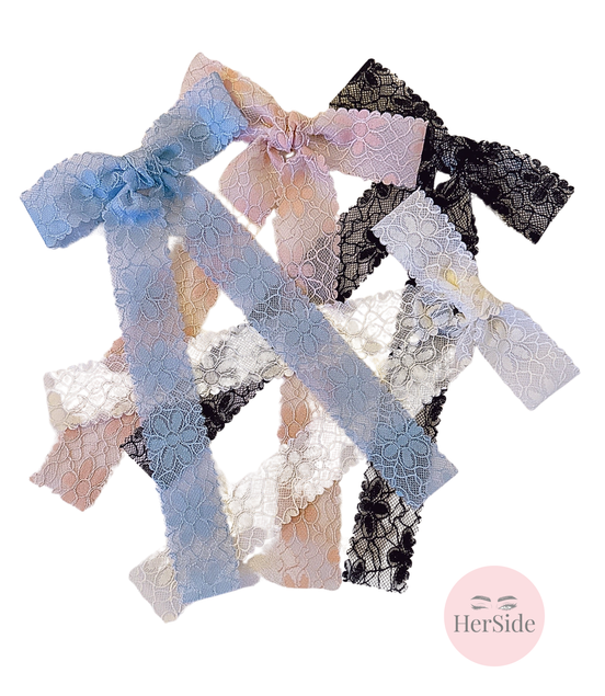 Lace Belle Bow Hair Clip