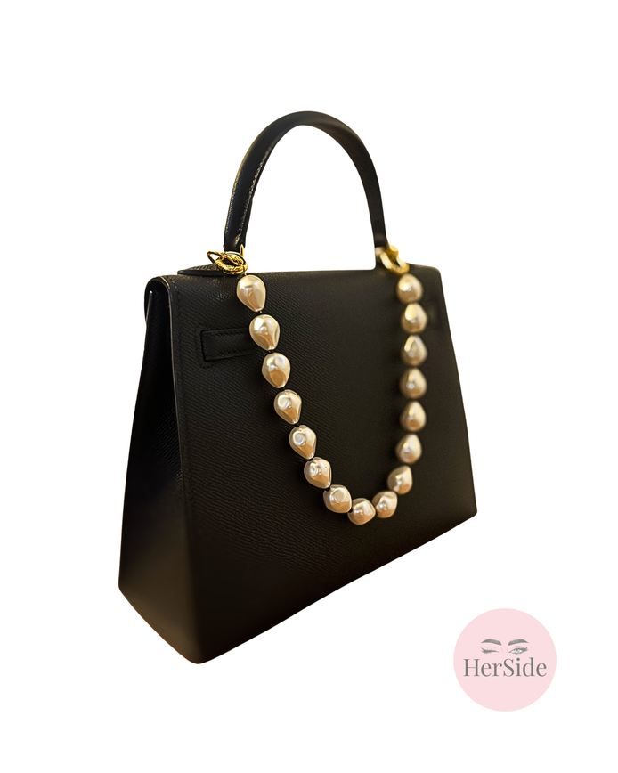 Pearl And Bead Bag Charm