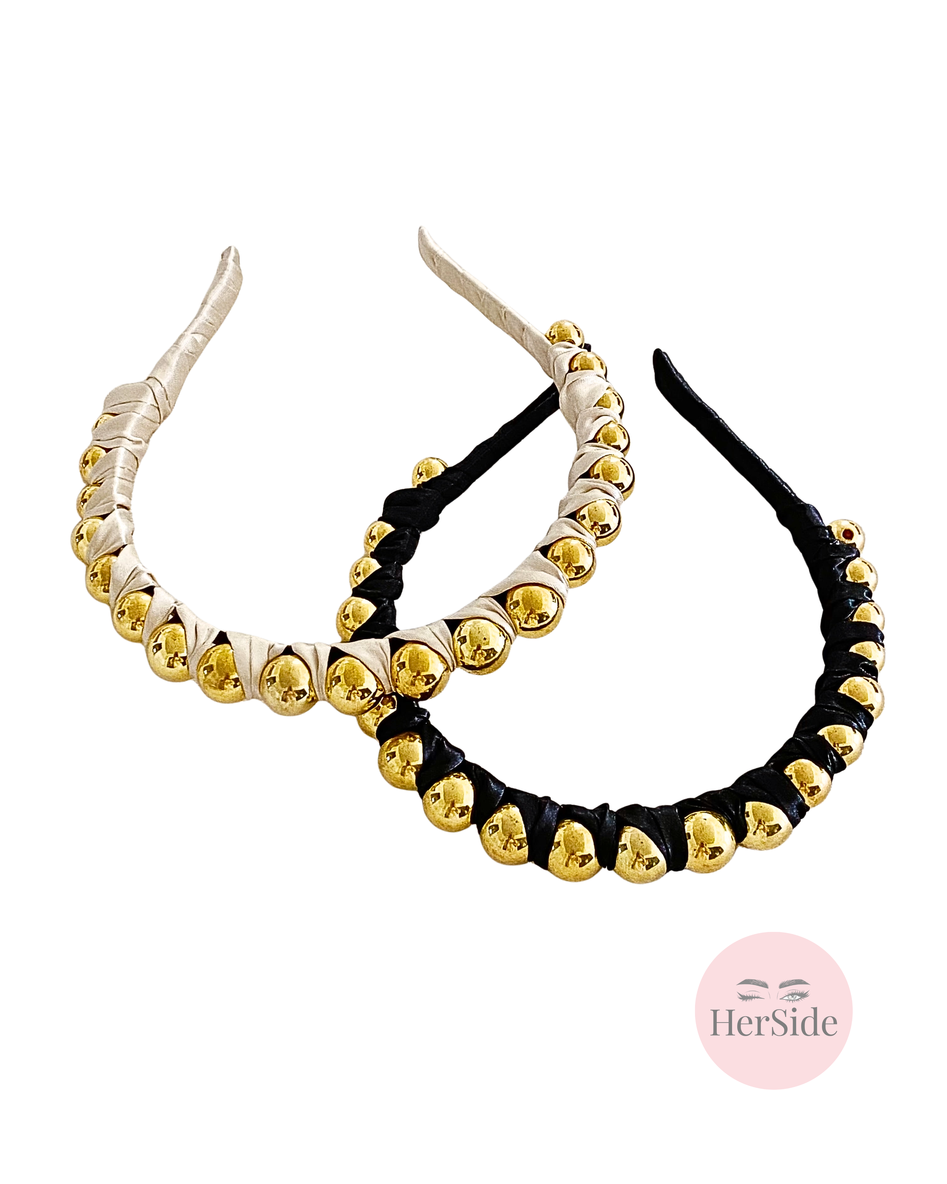 Emily Satin Wrapped Headband