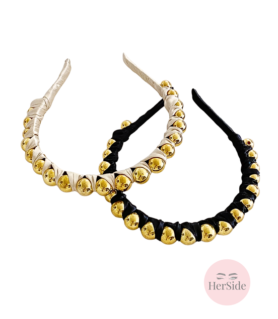 Emily Satin Wrapped Headband