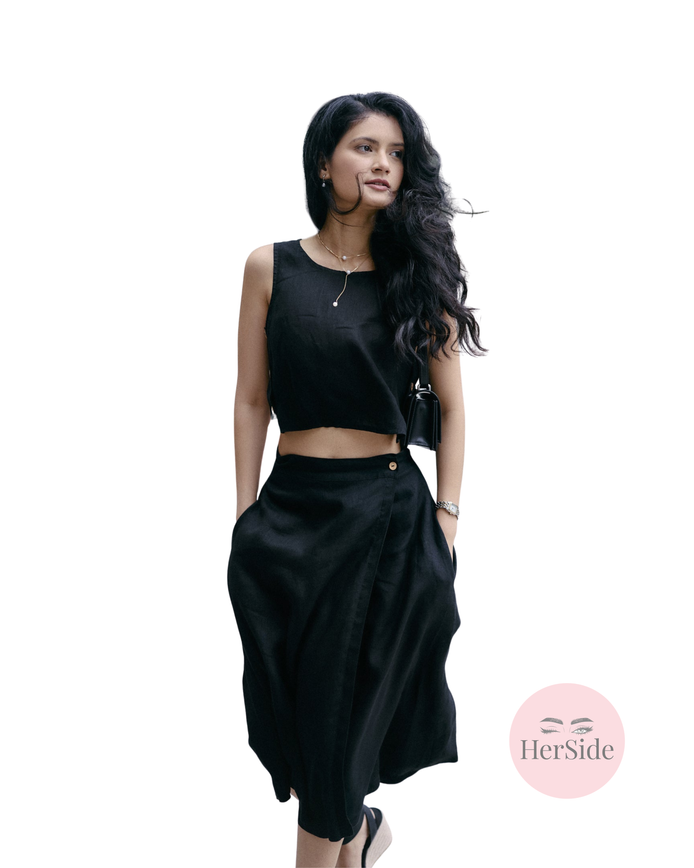 Breezy Summer Set in Black