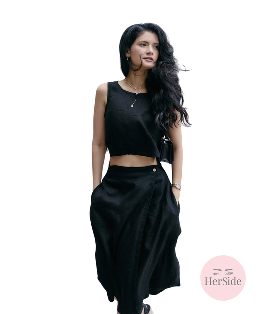 Breezy Summer Set in Black