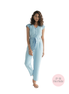 Evening Chai Jumpsuit in Blue Denim
