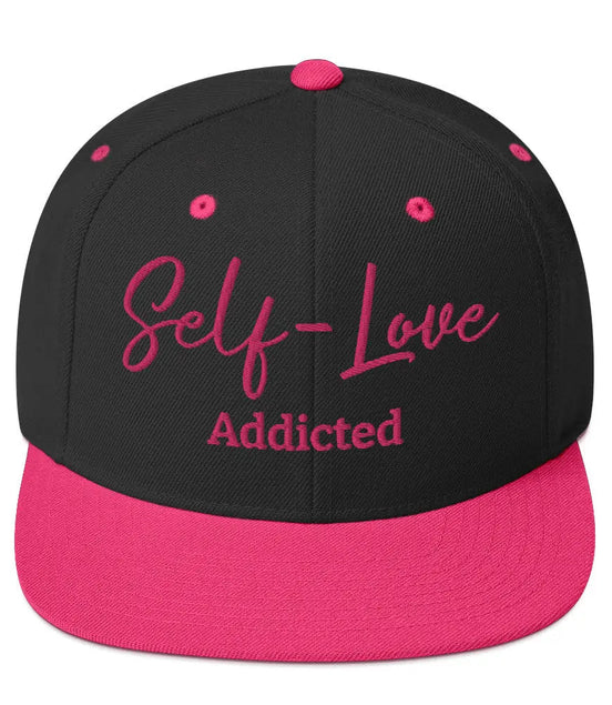 Self Love Addicted Snapback Hat with Embroidery
