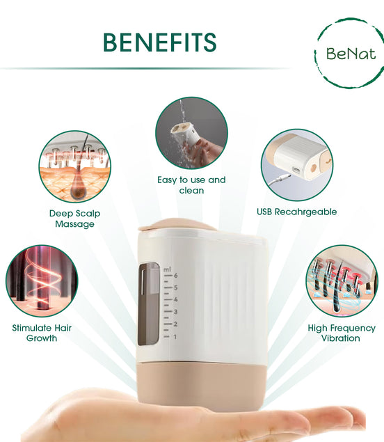 The Scalp Activator: An Electric Scalp Massager & Oil Applicator