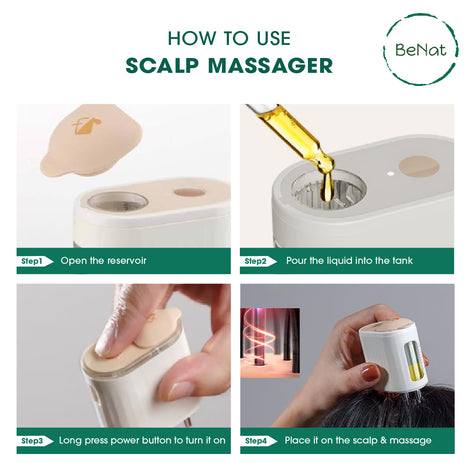 The Scalp Activator: An Electric Scalp Massager & Oil Applicator
