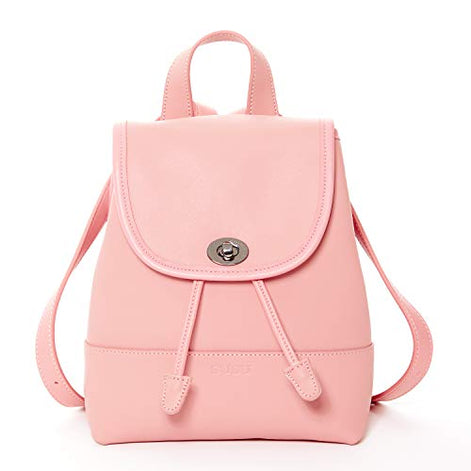 Nicole Pink Leather Backpack