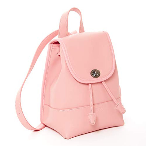 Nicole Pink Leather Backpack