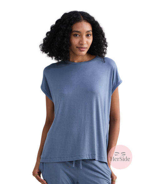 Relaxed Tee in Blue