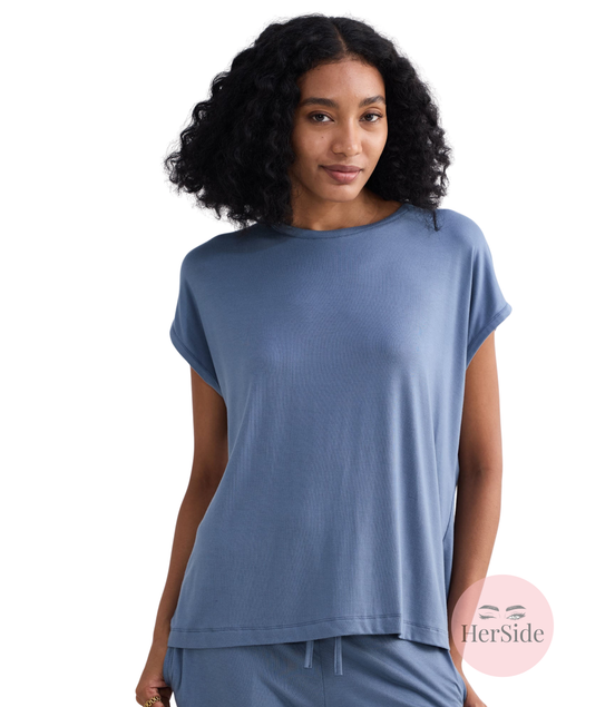 Relaxed Tee in Blue