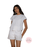 Sandcastle Saturdays Top in White