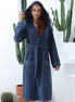 Women's Hooded Turkish Cotton Terry Cloth Robe