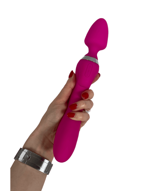 Vesta - Dual-Head Magic Wand Vibrator, Dildo